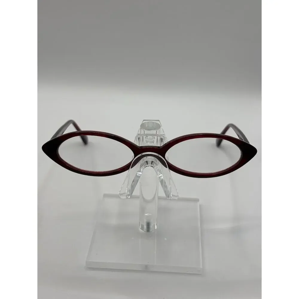 Corinne McCormack 26032 Burgundy Oval Eyeglasses Frames 47-17-145